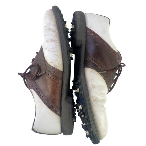 FootJoy Mens Extra Comfort Vintage 57760  Leather Golf Shoe *READ Descr. * S 9.5 - Picture 7 of 12